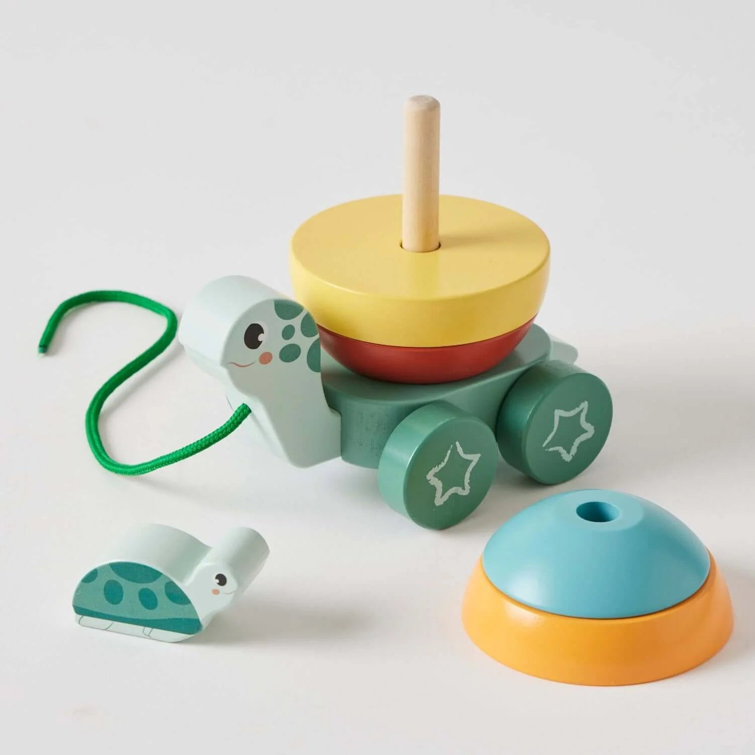 Pull Along Stacking Turtle Kids Activity Toy