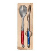Laguiole Silhouette 28.5cm Salad Servers 2 pce - Multi