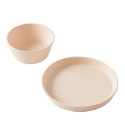 Jiggle & Giggle Riley Silicone 2 Piece Kids Dining Set - Peach