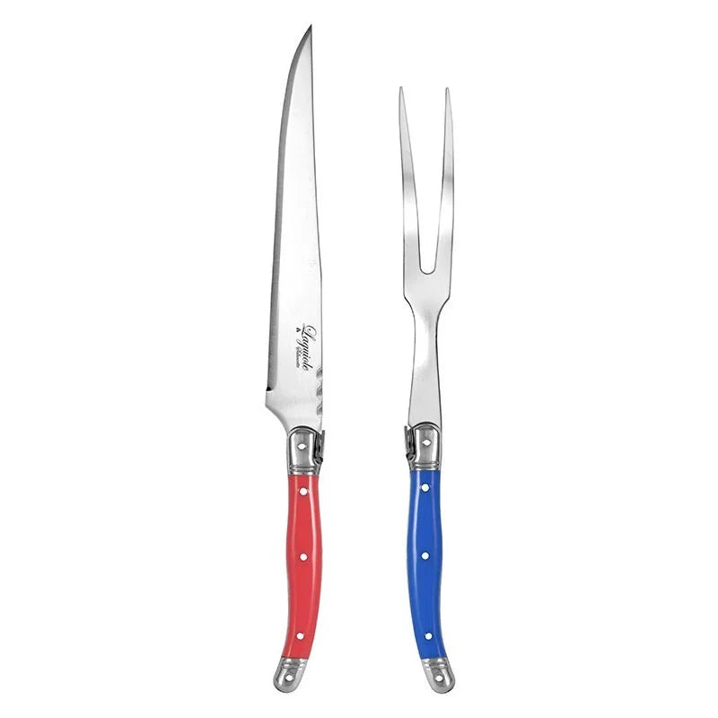 Laguiole Silhouette 2 pce Carving Set - Multi