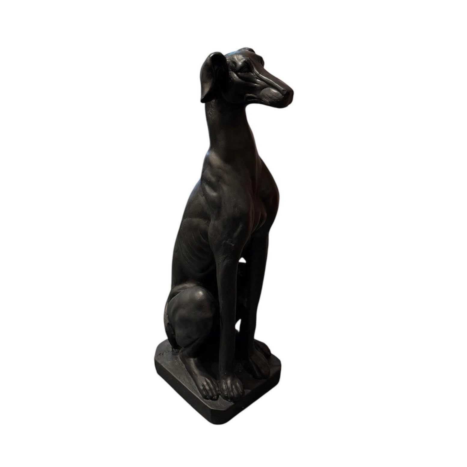 Deco Dog Statue 82cm Black