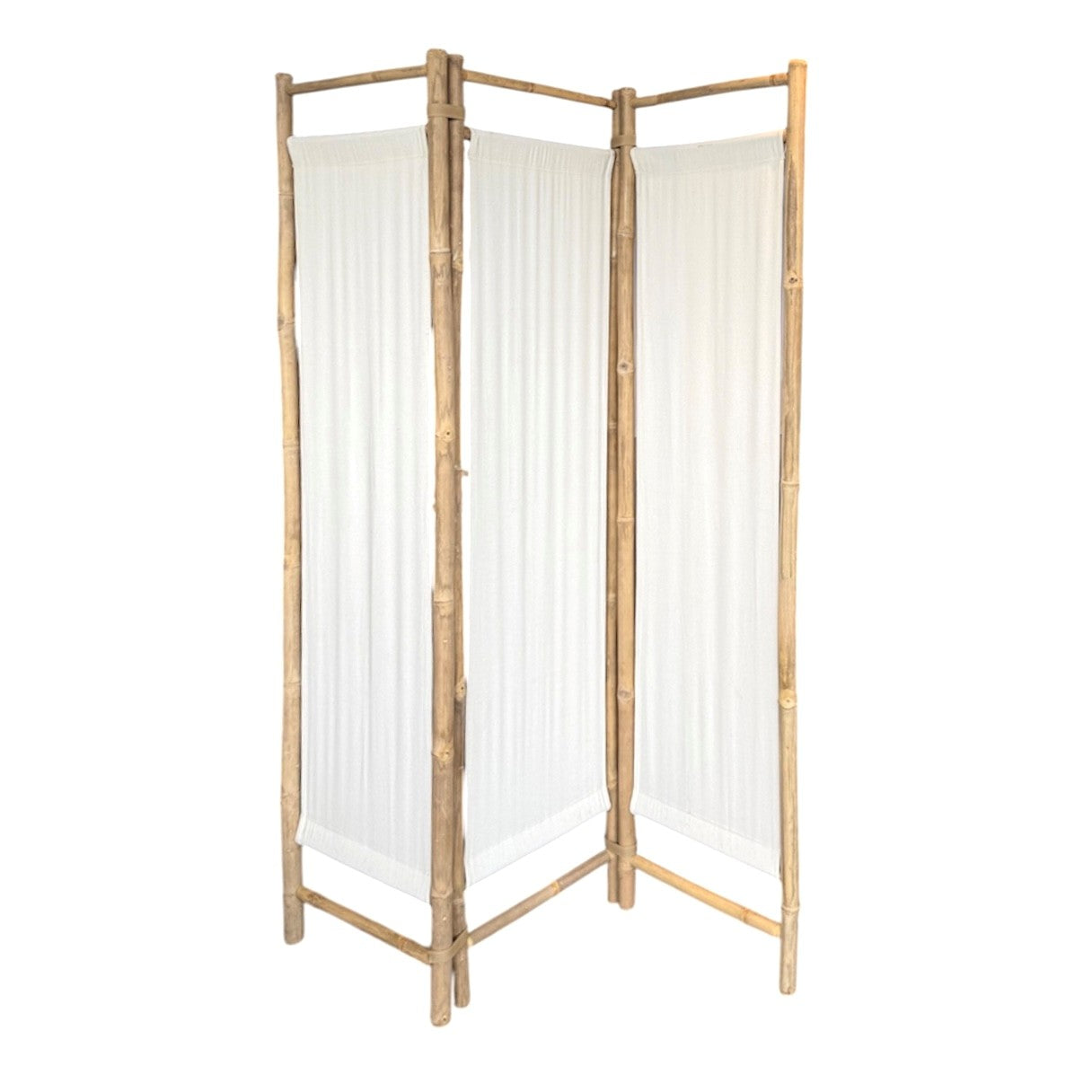 Ivory House Shi Room Divider Bamboo Canvas