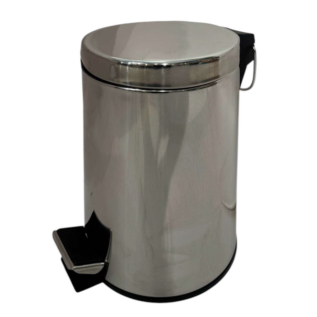 Bathroom Bin with Pedal 25cm - Chrome