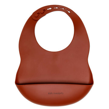 Kids Concepts Silicone Bib Clay
