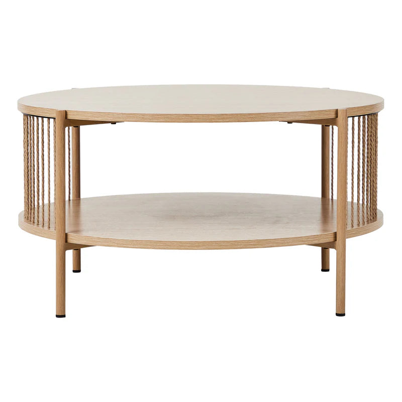 Sabrina Curved Coffee Table Natural