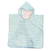 Children's Beach Towel - Teal Stripe