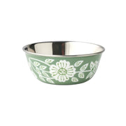 Meadow Bloom Small Bowl Metal 10cm - Sage Green