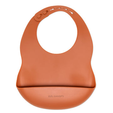 Kids Concepts Silicone Bib Spiced Pumpkin
