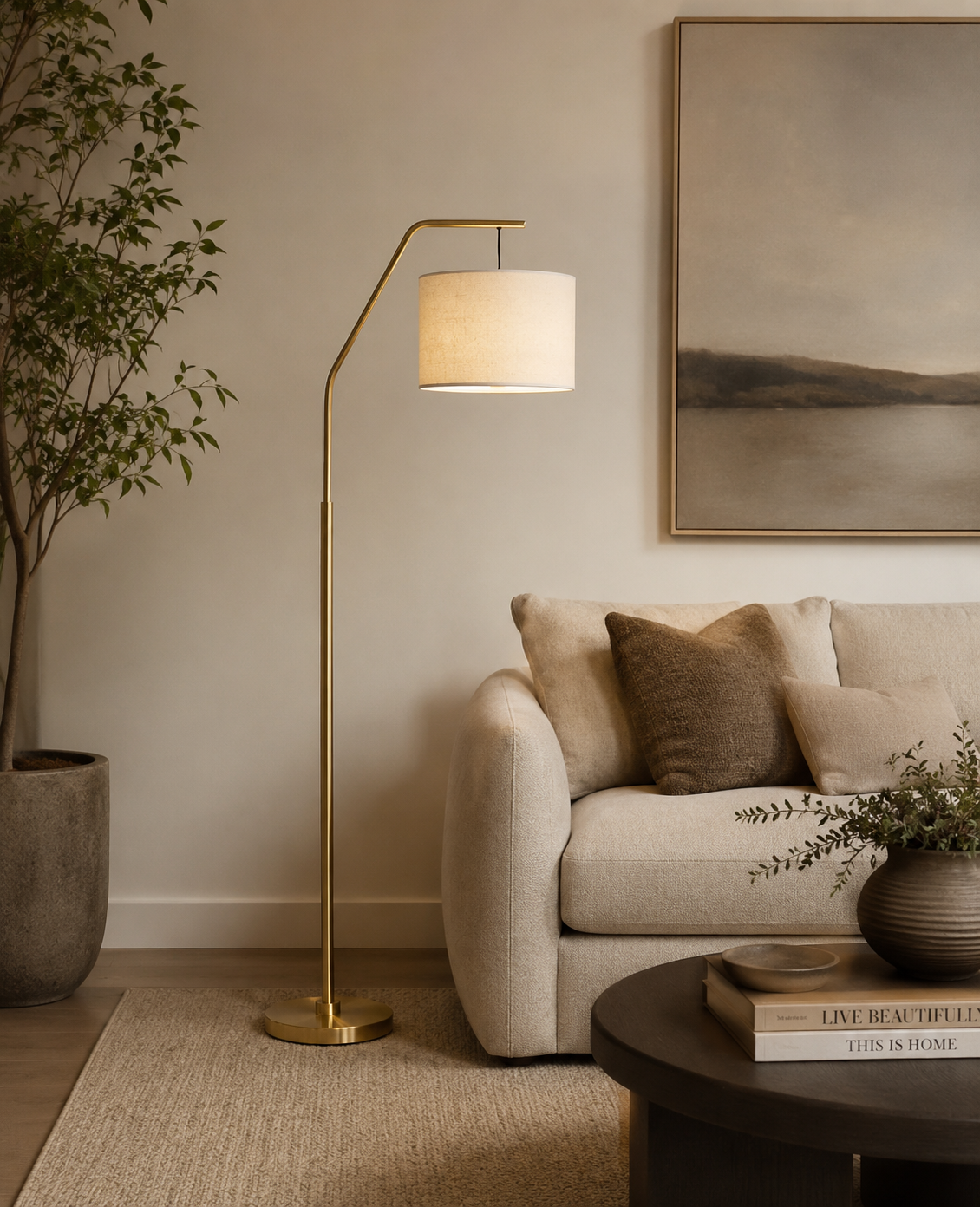 Grace Floor Lamp Gold