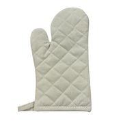 Thin Stripe Cotton Oven Glove Sage