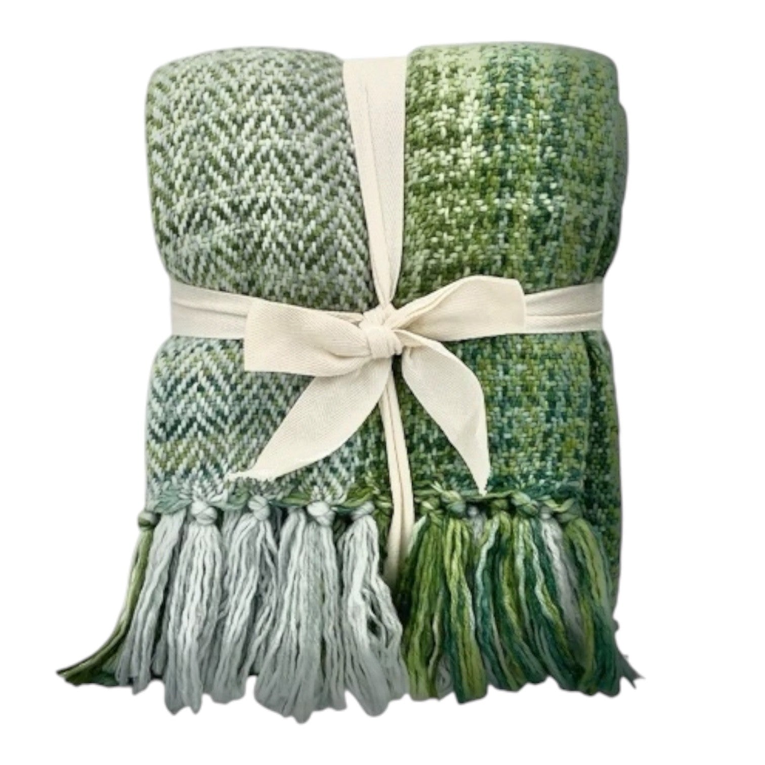 Plaid Throw Blanket Green