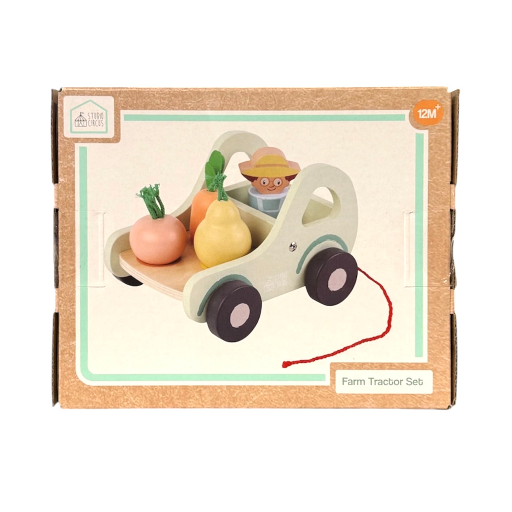 Studio Circus Fram Tractor Play Set Teakwood