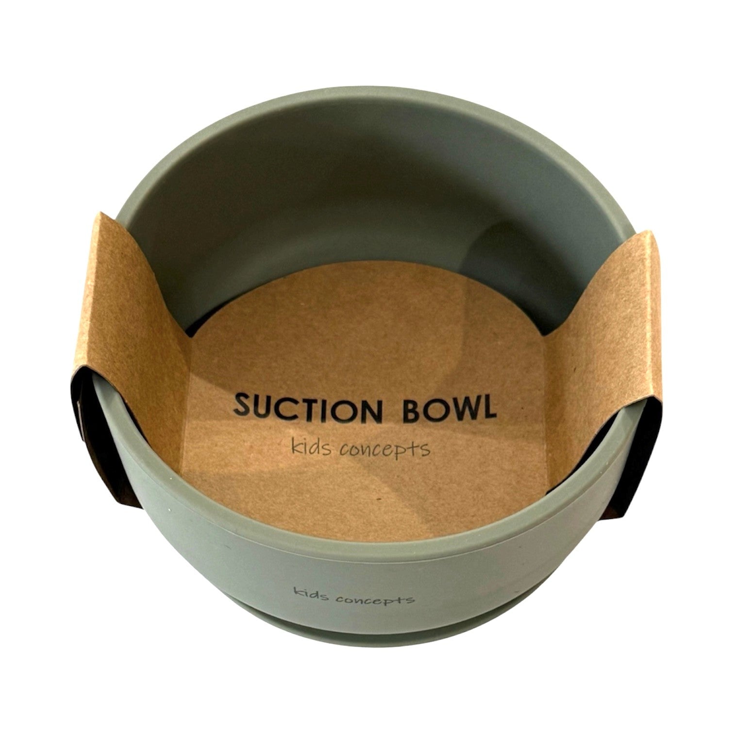 Kids Concepts Silicone Deep Suction Bowl Sage