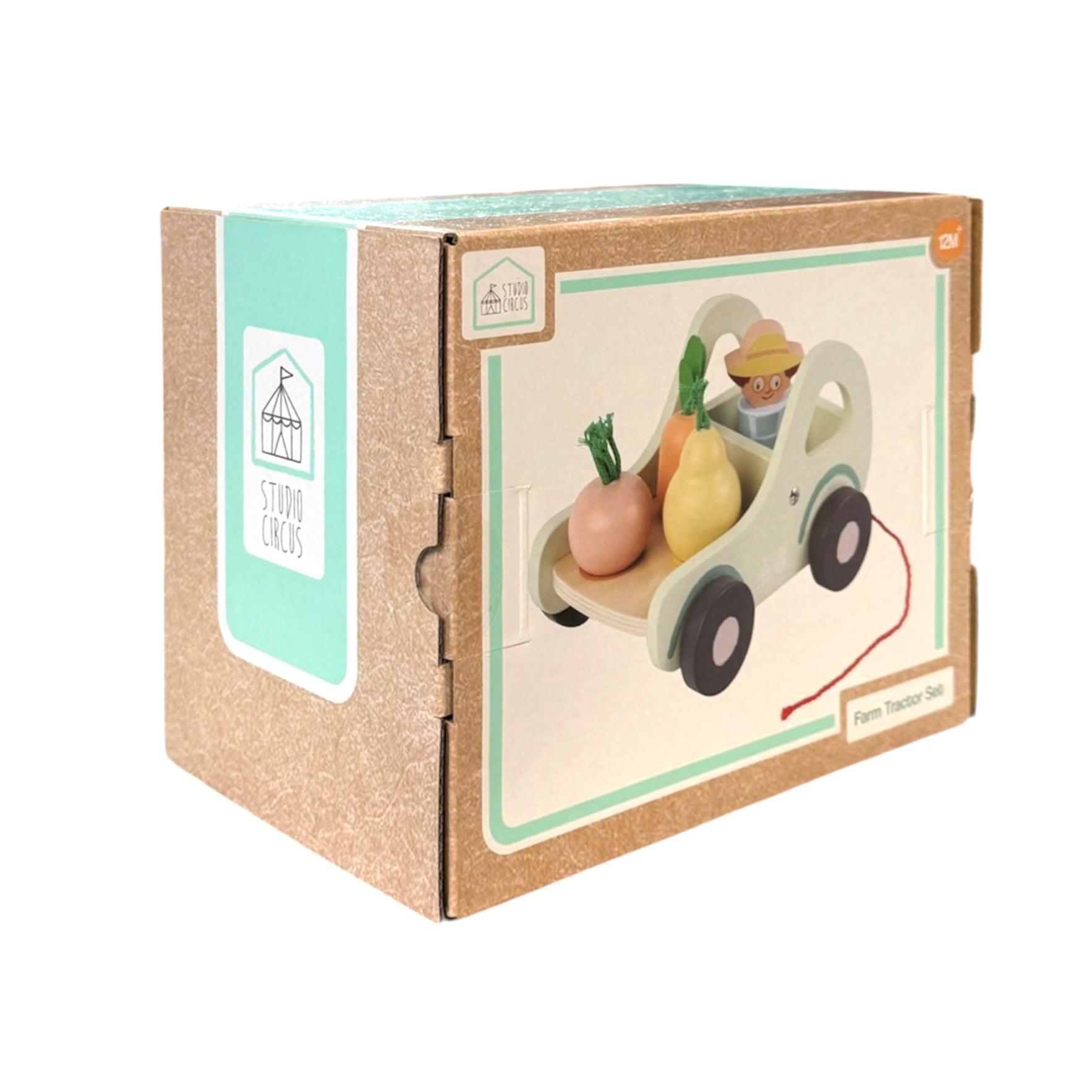 Studio Circus Fram Tractor Play Set Teakwood