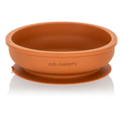 Kids Concepts Silicone Shallow Suction Bowl Pumpkin