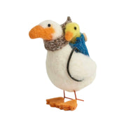 Jiggle & Giggle Dizzy Wool Felt Goose Kids Toy Figure