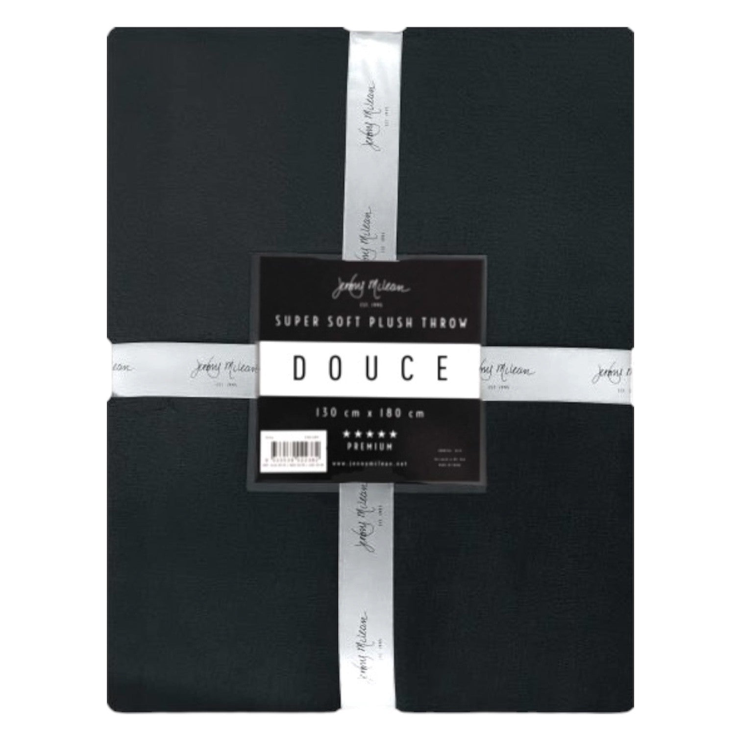 Douce Throw Blanket Black