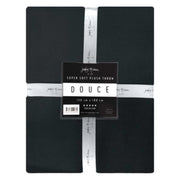 Douce Throw Blanket Black