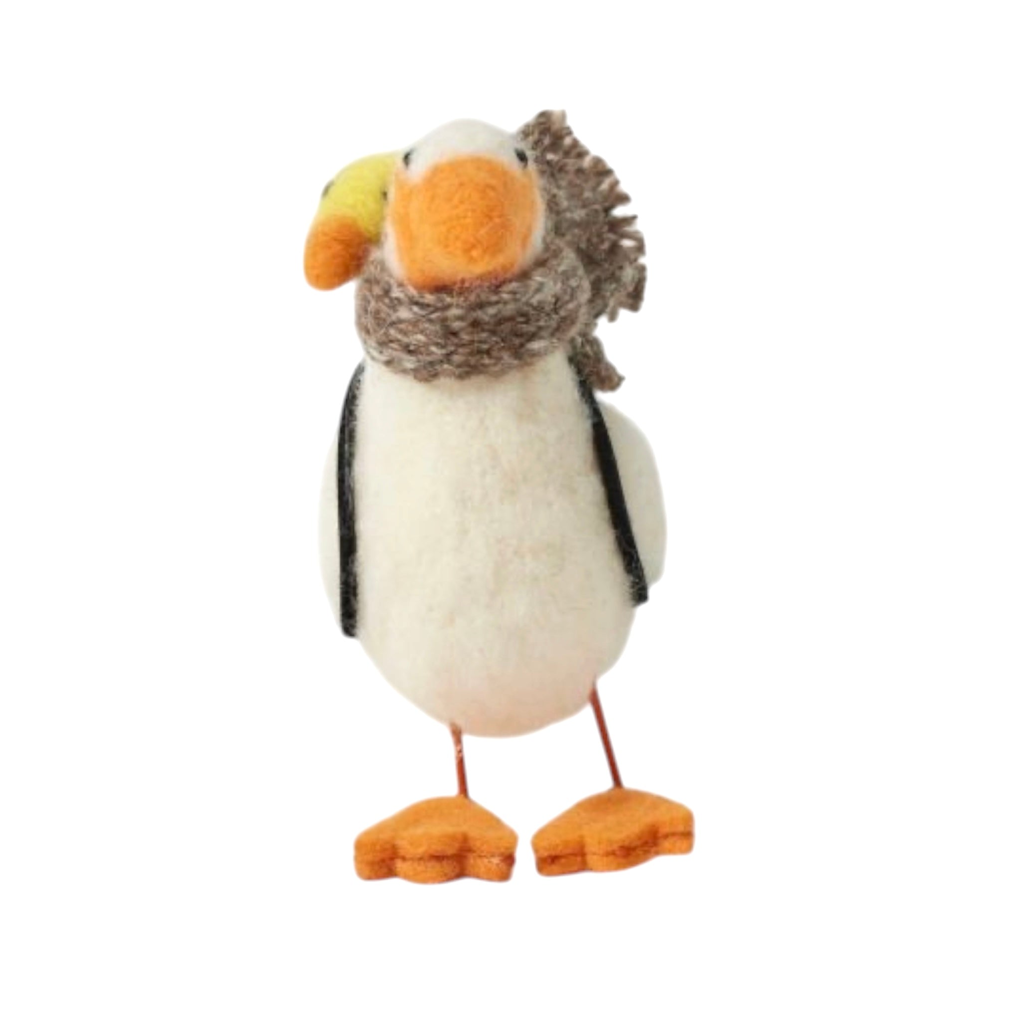 Jiggle & Giggle Dizzy Wool Felt Goose Kids Toy Figure