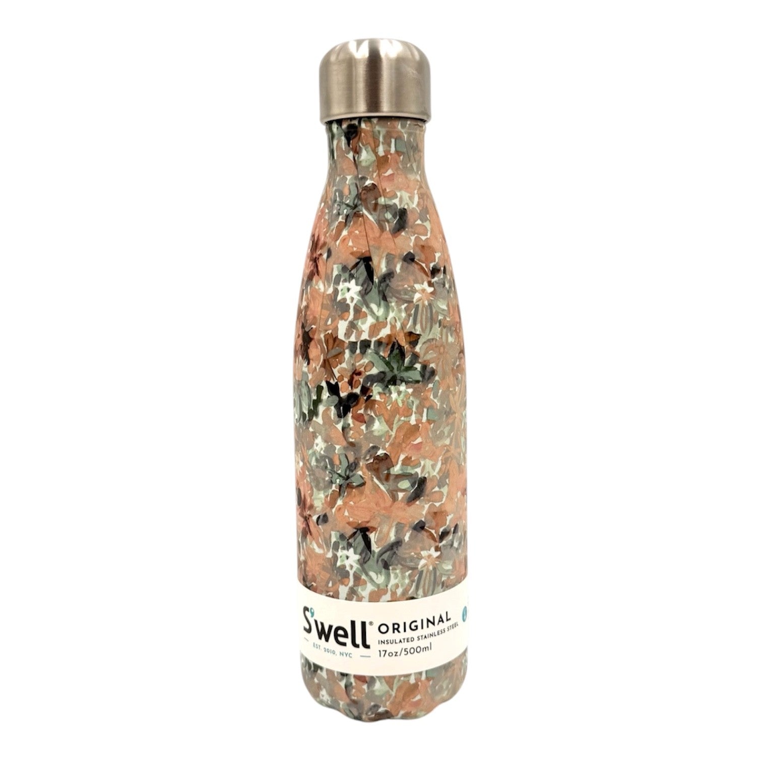 Swell Insulated Water Bottle - Forest Bloom 500ml