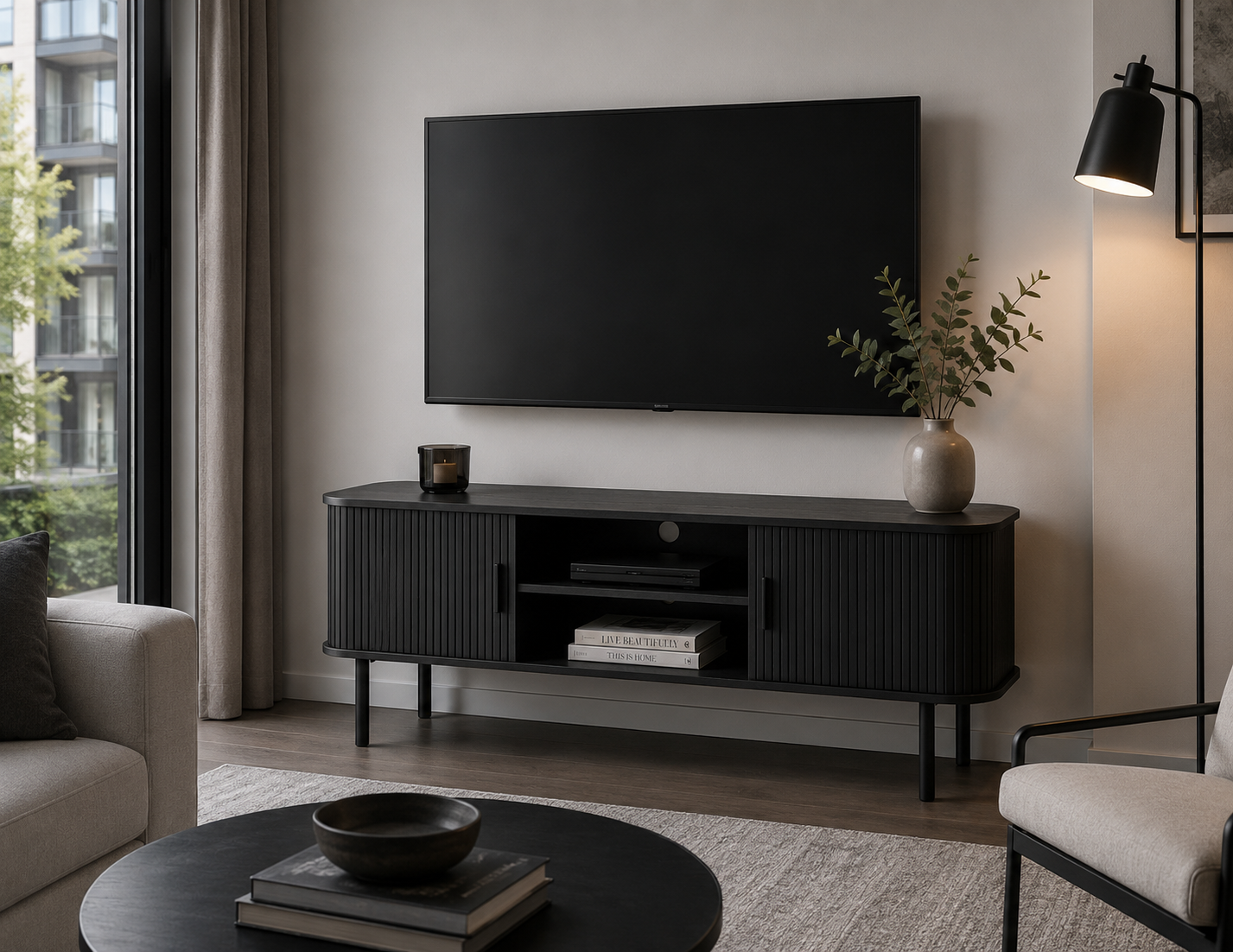 Piper Entertainment Unit Black