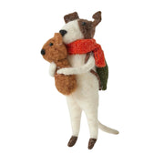 Jiggle & Giggle Tony Wool Felt Dog Kids Toy Figure