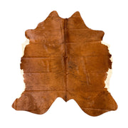 Cow Hide No.3 - Caramel and White