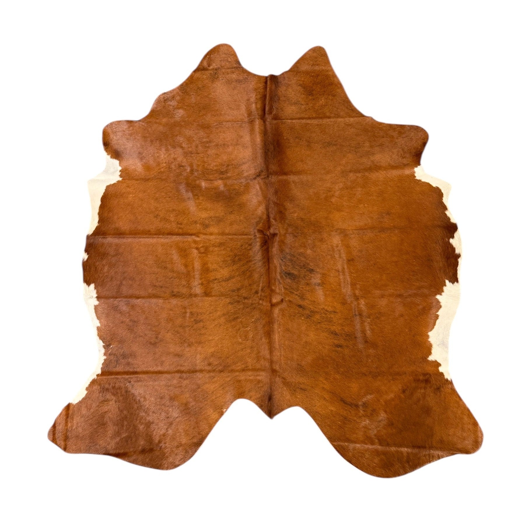 Cow Hide No.3 - Caramel and White