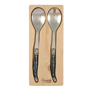 Laguiole Etiquette 28cm Salad Servers 2 pce - Grey