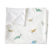 Jiggle & Giggle Kids Dallying Dinosaurs Soft Fleece Blanket
