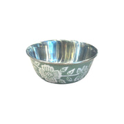 Meadow Bloom Small Bowl Metal 10cm - Sage Green