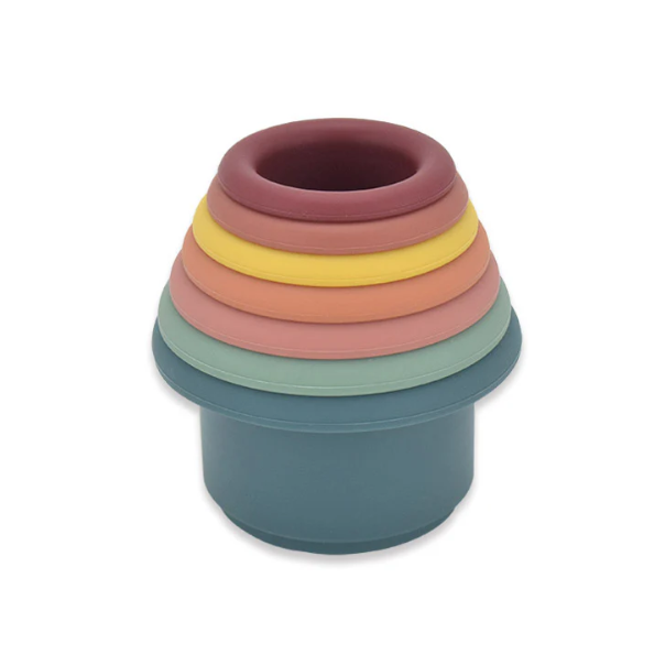 Kids Concepts Silicone Stack Hats Multi Colour