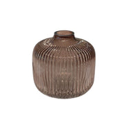 Round Glass Bud Vase Amethyst