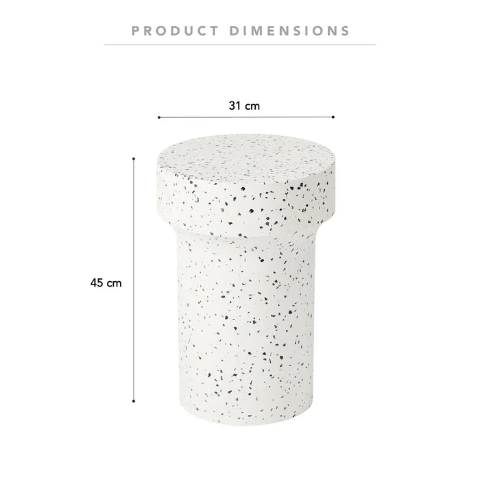 Allegra Terrazzo Side Table