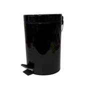 Bathroom Bin with Pedal - Black