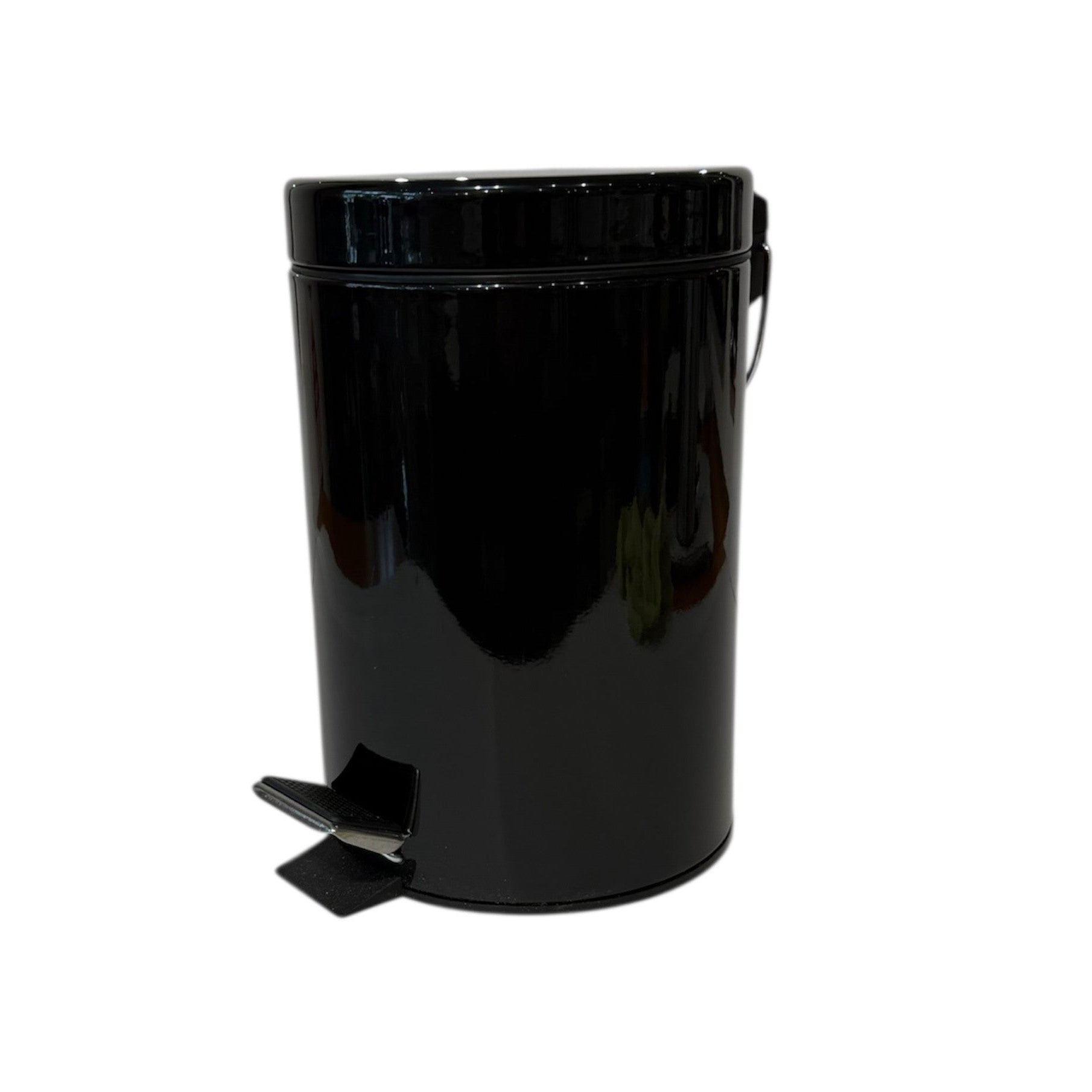 Bathroom Bin with Pedal - Black