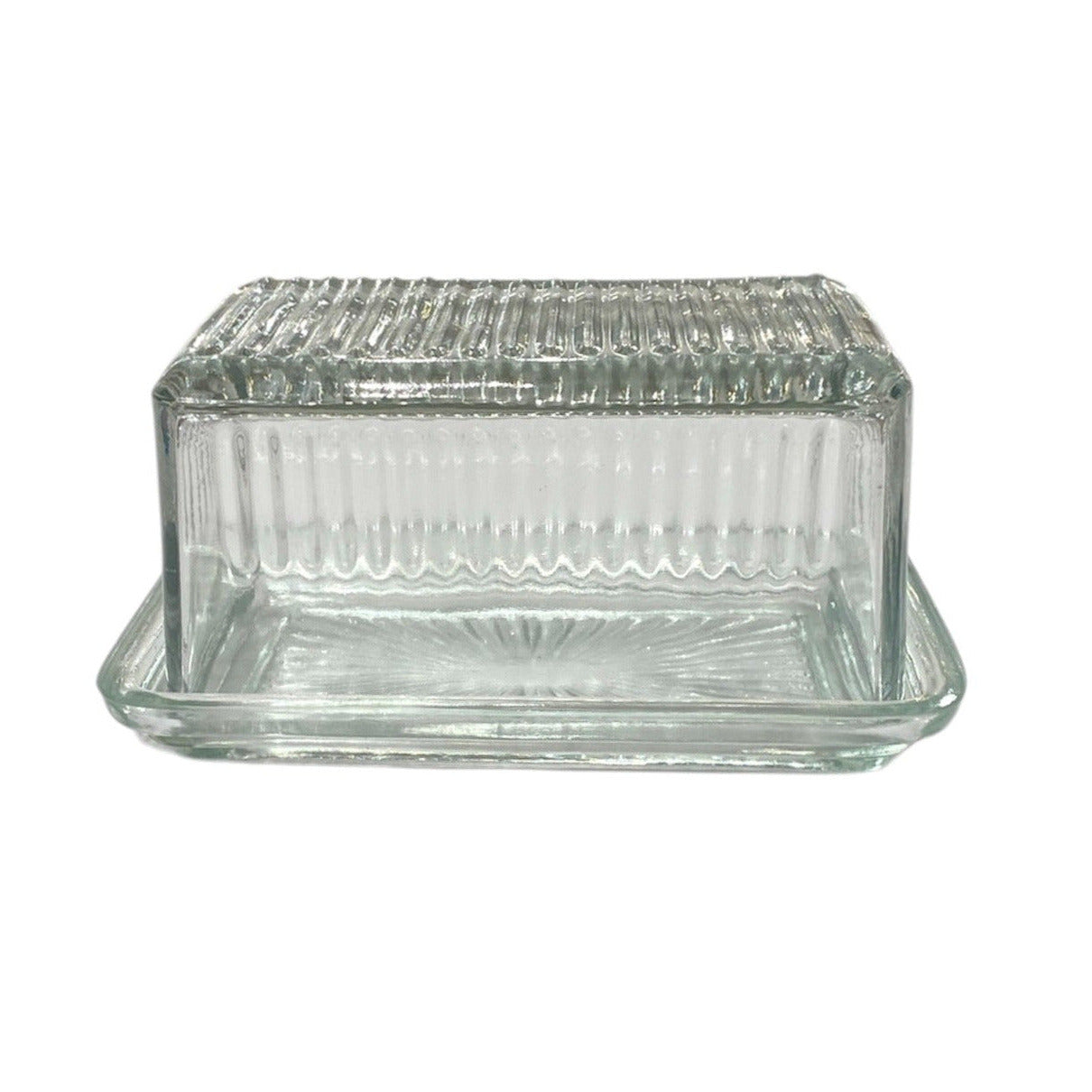 Academy Glass Butter Dish