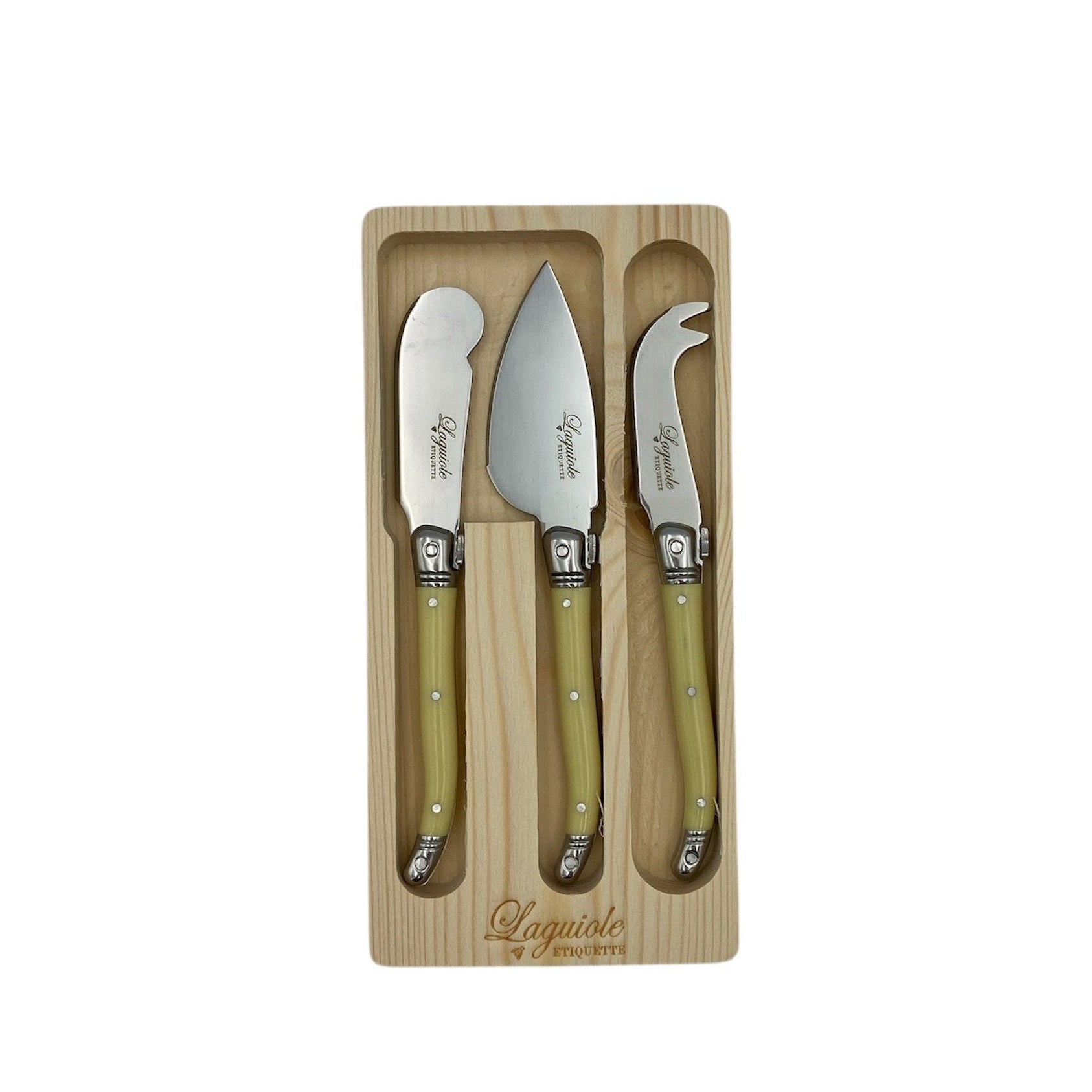 Laguiole Cheese Knife Set - Ivory