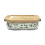 Pebbly Glass Container 650 ml