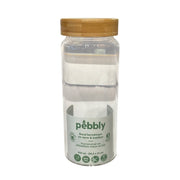 Pebbly Glass Container With Screw Top Lid 850 ml