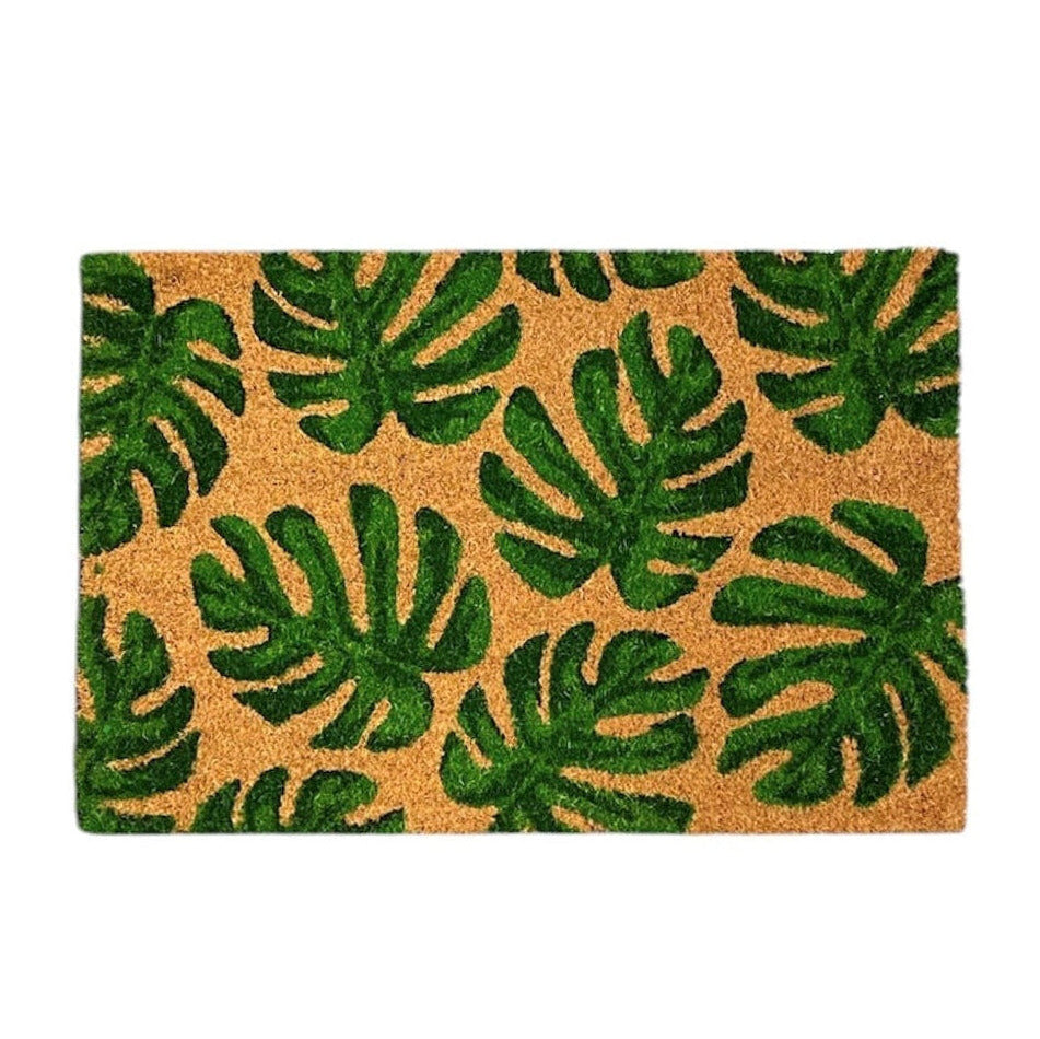 Doormat Green Monstera Leaf 60cm