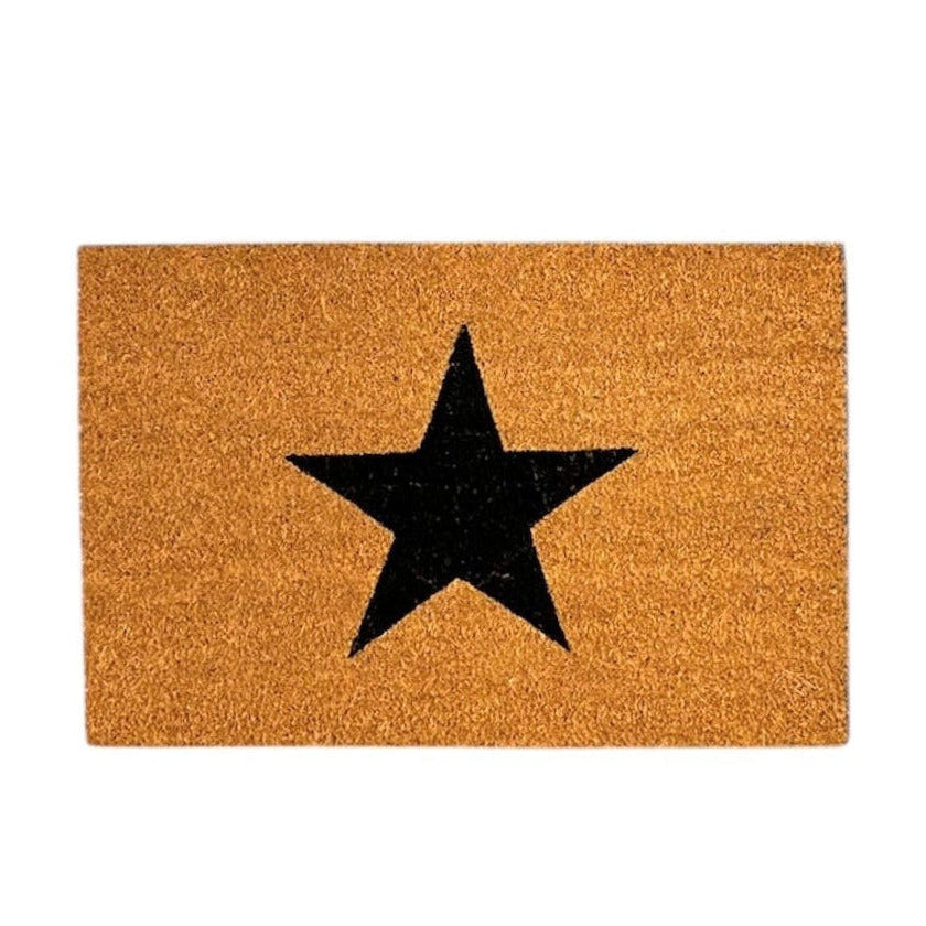 Doormat Black Star 60cm