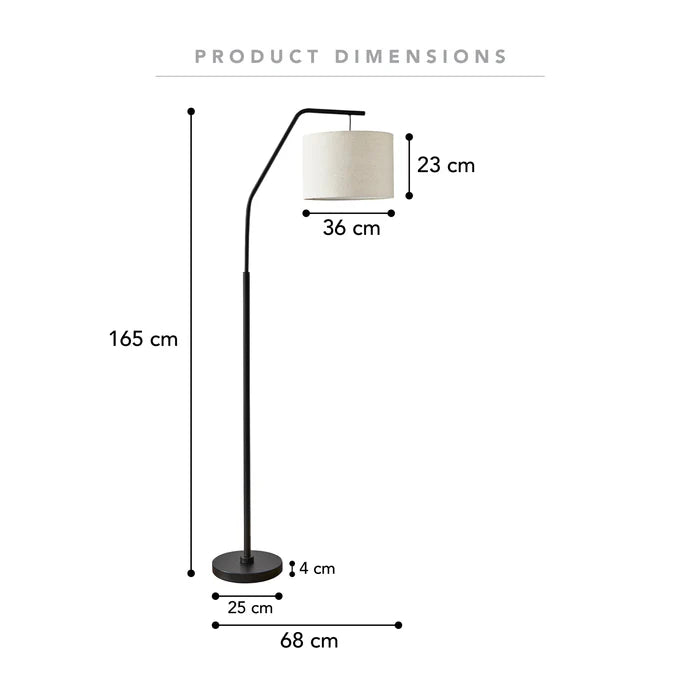 Grace Floor Lamp Black