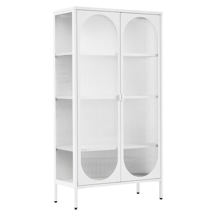 Juno Large Metal Cabinet White