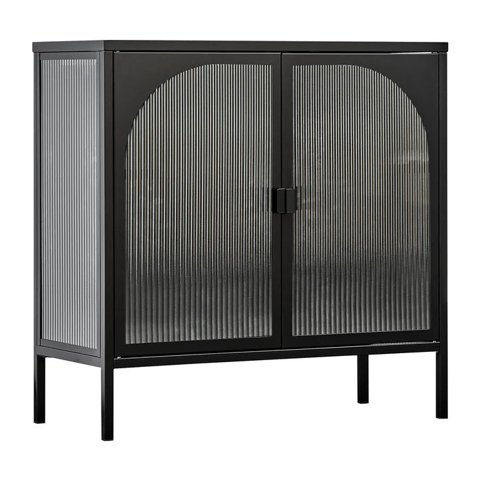Juno Small Metal Cabinet Black
