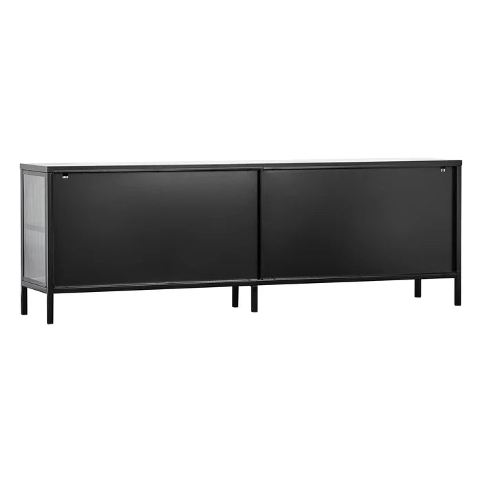 Juno Metal Entertainment Unit Black - 160cm