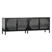 Juno Metal Entertainment Unit Black - 160cm