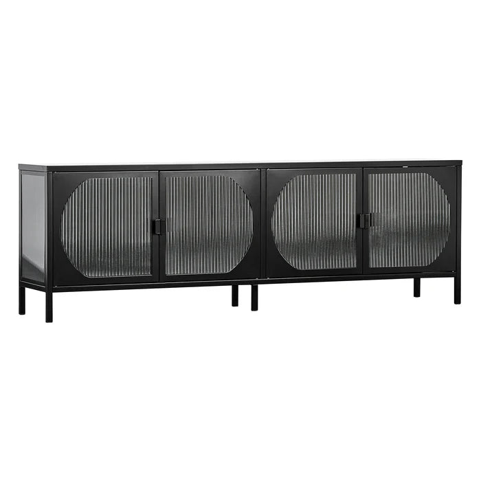Juno Metal Entertainment Unit Black