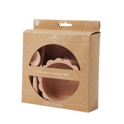 Nordic Kids Henny Silicone 3 Piece Dining Set Terracotta
