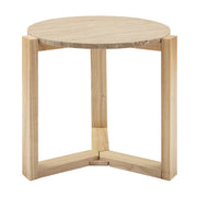 Neil Side Table Real Travertine